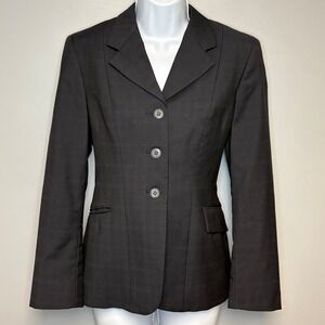 Grand Prix Show‎ Equestrian Navy Wool Riding Made In Canada Ladies Sz 12S